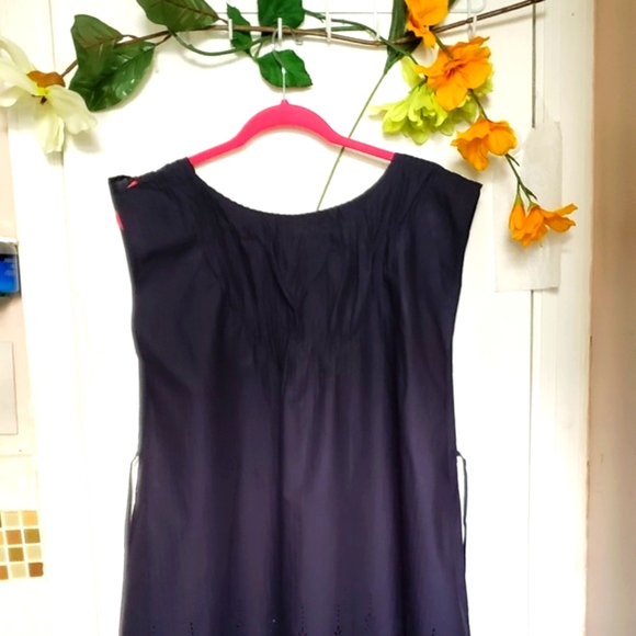 Cauliflower Navy Blue Dress CA 16FT461 NWT - Picture 4 of 8